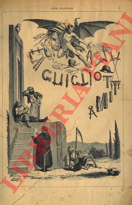 GIUSTI Giuseppe - - Poesie di G. Giusti illustrate da Adolfo Matarelli commentate da un condiscepolo dell'autore ed annotate di ricordi storici da Giulio Cappi
