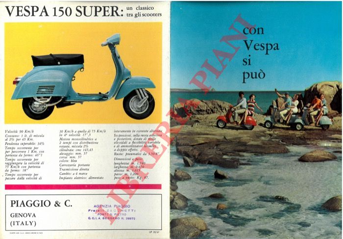 Piaggio - - Vespa 50 - 125 GT - 150 Super. 