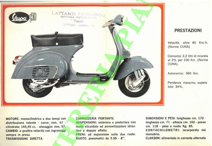 Piaggio - - Vespa 150.