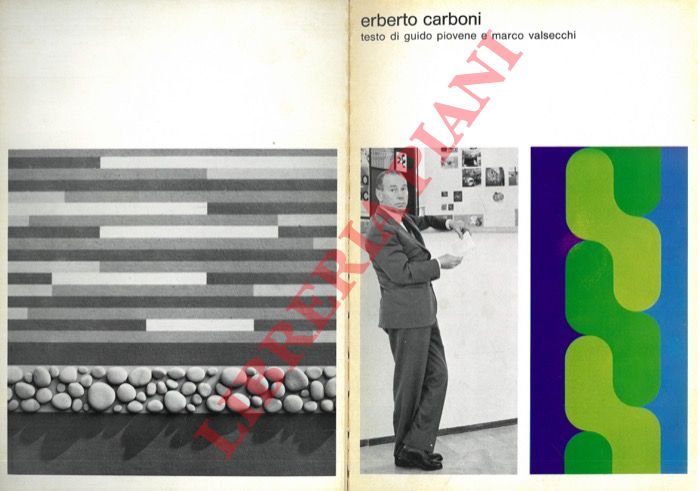 Galleria del Naviglio - - Erberto Carboni. Testo di Guido Piovene e Marco Valsecchi.