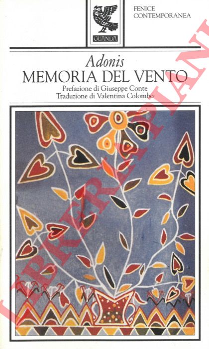 ADONIS - - Memoria del vento.