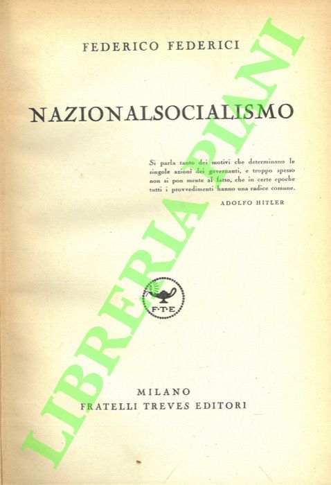 FEDERICI Federico - - Nazionalsocialismo.