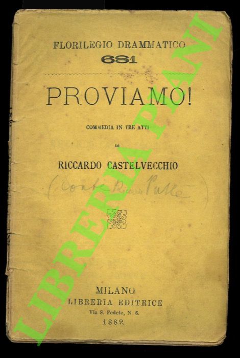 CASTELVECCHIO Riccardo - - Proviamo !
