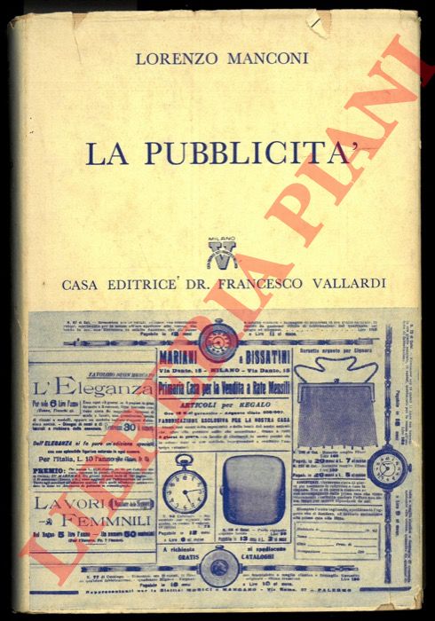 MANCONI Lorenzo - - La pubblicit.