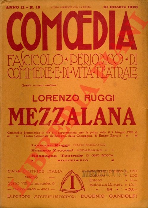 RUGGI Lorenzo - - Mezzalana.