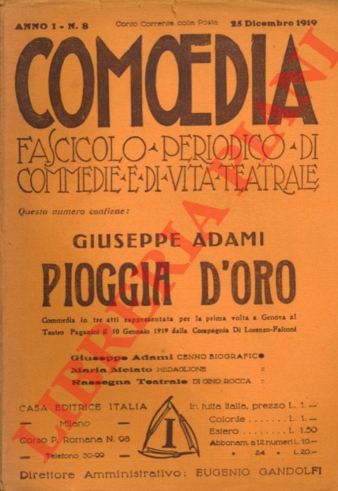 ADAMI Giuseppe - - Pioggia d'oro.
