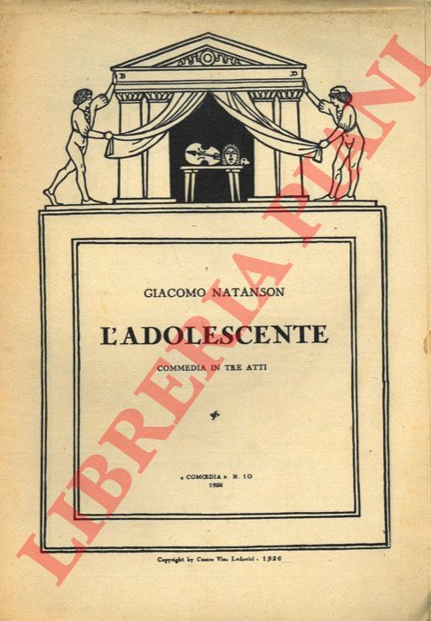NATANSON Giacomo - - L'adolescente.