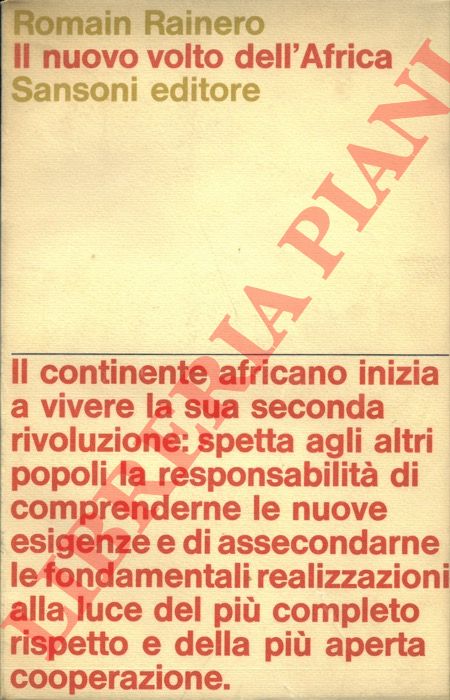 RAINERO Romain - - Il nuovo volto dell'Africa.