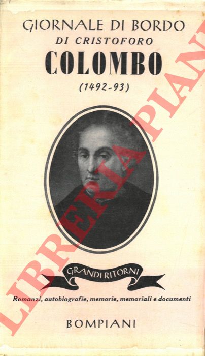 COLOMBO Cristoforo - - Giornale di bordo (1492-93).