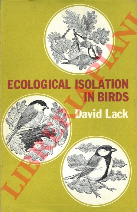 LACK David - - Ecological Isolation in Birds.