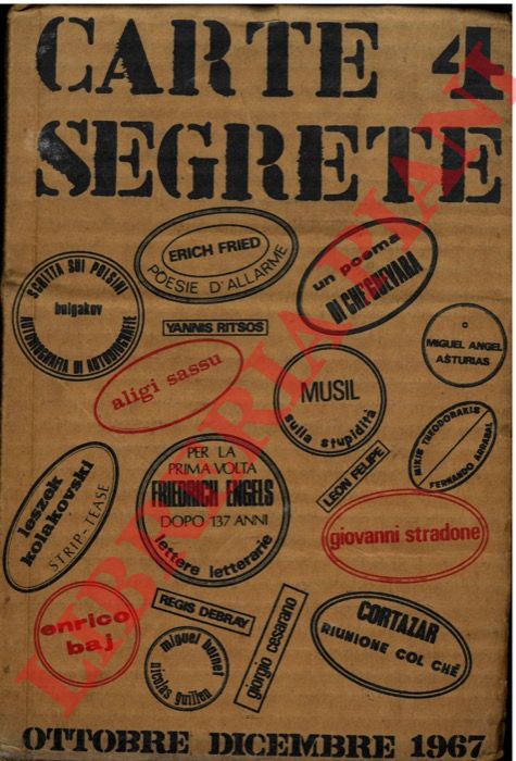- - Carte segrete. N. 4. Rivista trimestrale di lettere ed arti.