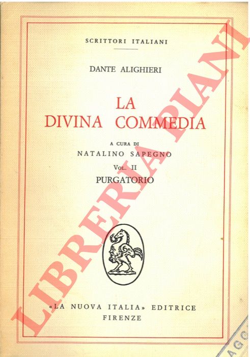 ALIGHIERI Dante - - La Divina Commedia. Vol. II: Purgatorio.