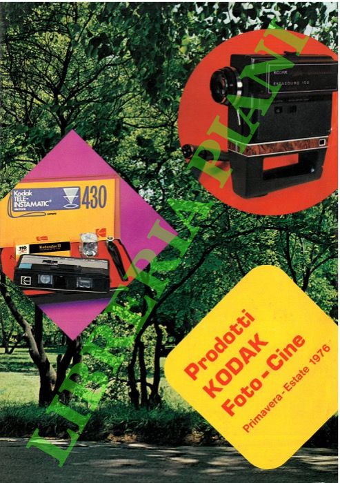 - - Prodotti KODAK. Foto-Cine. Primavera - Estate 1976.