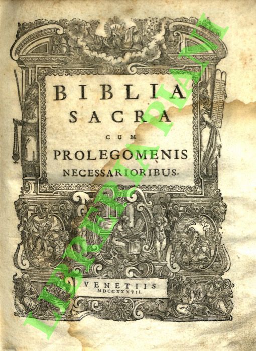 - - Biblia Sacra Vulgatae Editionis Sixti V. Pontificis Max. Jussu recognita, et Clementis VIII. Auctoritatate Edita ... Editio novissima accurate correcta.
