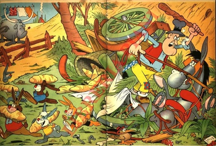 SISSA Pietro - (JACOVITTI) - - Pelandrone e la fattoria.