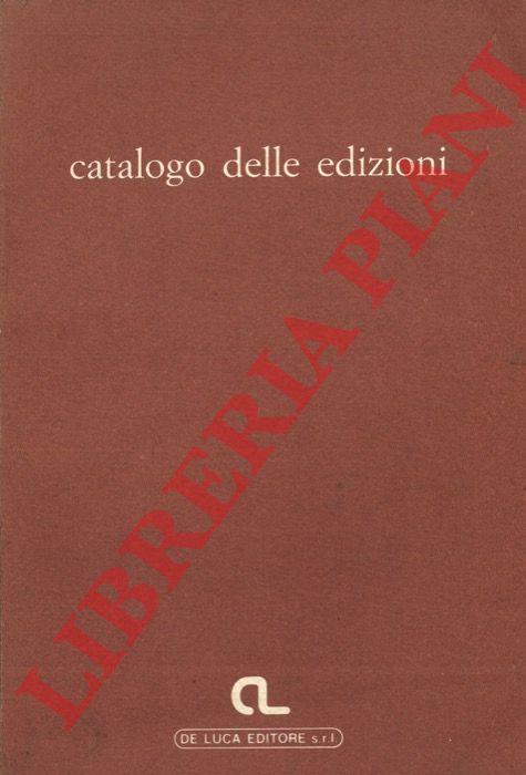 - - Edizioni De Luca. Catalogo generale 1983.