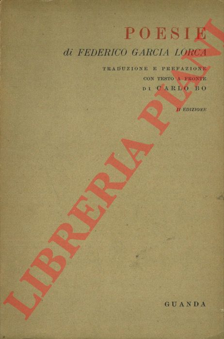 GARCIA LORCA Federico - - Poesie.