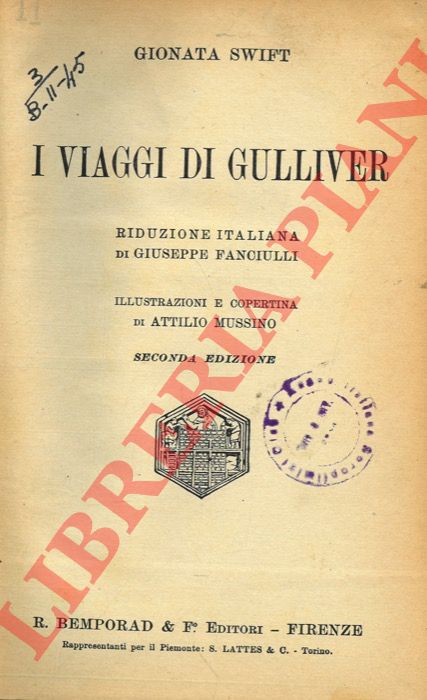 SWIFT Gionata - (MUSSINO Attilio) - - I viaggi di Gulliver. Riduzione italiana.