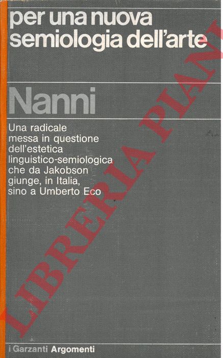NANNI Luciano - - Per una nuova semiologia dell'arte.