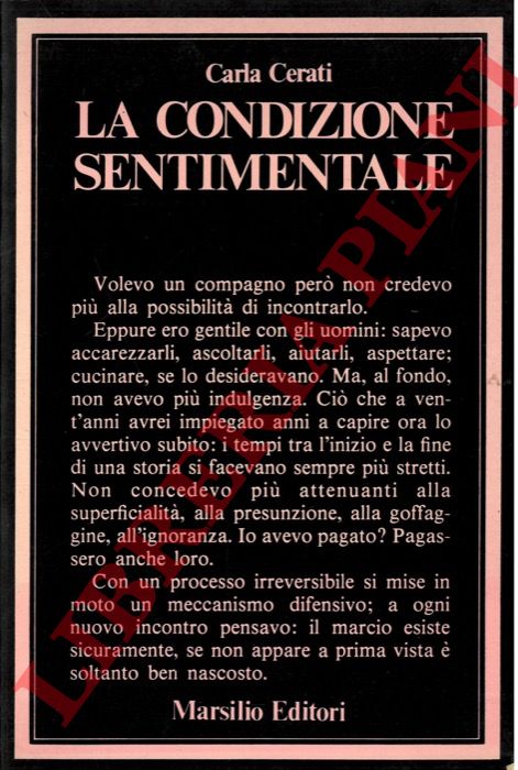 CERATI Carla - - La condizione sentimentale.