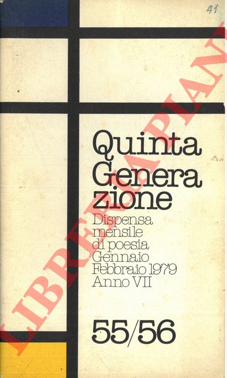 (PICCARI Giampaolo) - - Quinta Generazione (Dispensa mensile di poesia).