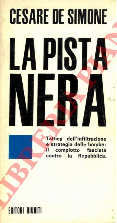 DE SIMONE Cesare - - La pista nera.