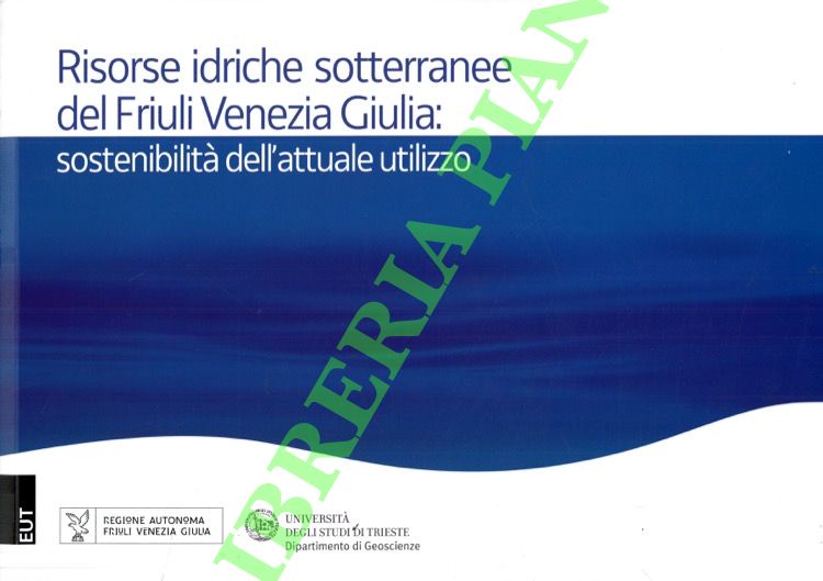 AA.VV. - - Risorse idriche sotterranee del Friuli Venezia Giulia: sostenibilit dell'attuale utilizzo.