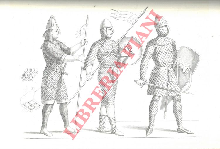 (LENSI Alfredo) - - Abiti e fogge civili e militari dal I al XVIII secolo. Raccolta di disegni del Cav. Federico Stibbert.