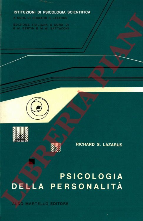 LAZARUS Richard S. - - Psicologia della personalit.