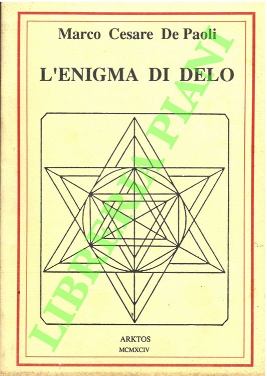 DE PAOLI Marco Cesare - - L'enigma di Delo.