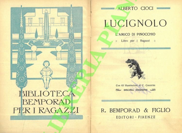 CIOCI Alberto - - Lucignolo l'amico di Pinocchio.