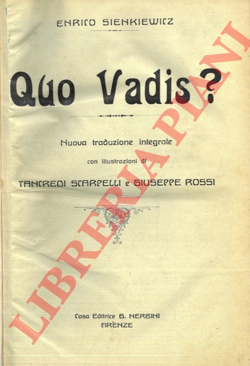 SIENKIEWICZ Enrico - - Quo vadis?