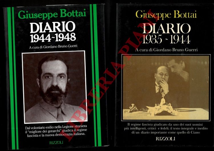 BOTTAI Giuseppe - - Diario. 1935-1944.