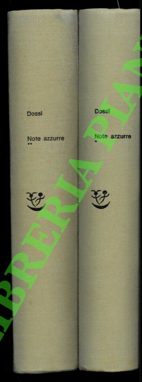 DOSSI Carlo - - Note azzurre.
