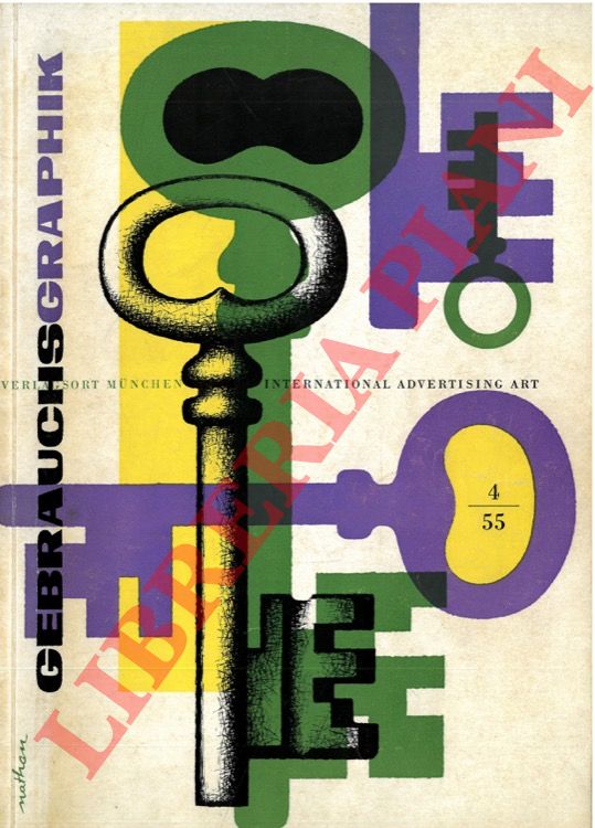 (HOLSCHER Eberhard) - - International Advertising Art. Gebrauchsgraphik.