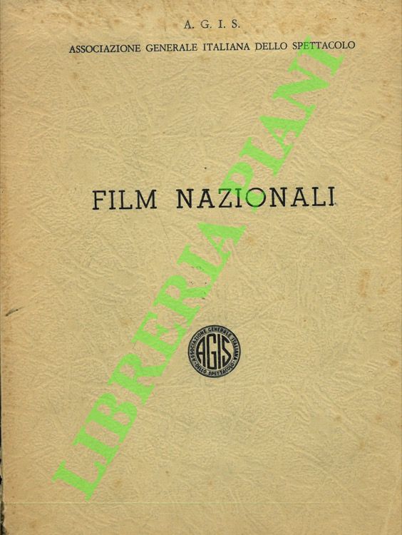 A.G.I.S. - - Film nazionali.