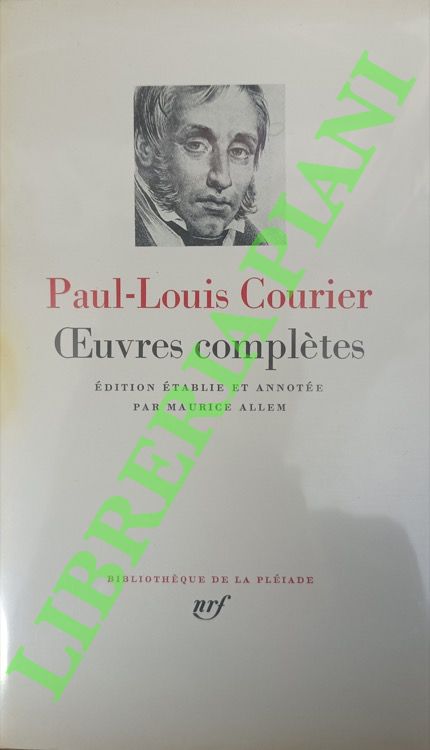 COURIER Paul-Louis - - Oeuvres compltes.