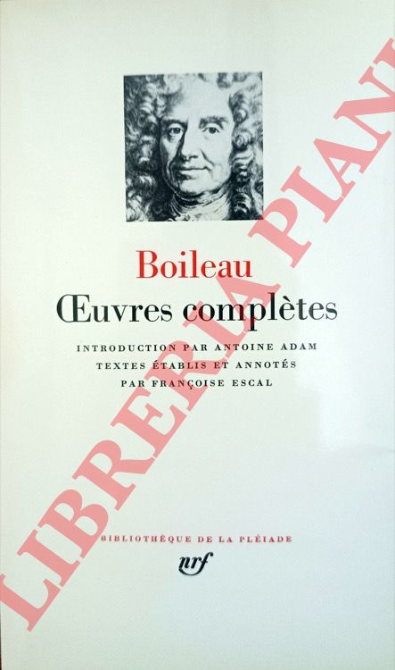 BOILEAU Nicolas - - Oeuvres compltes.