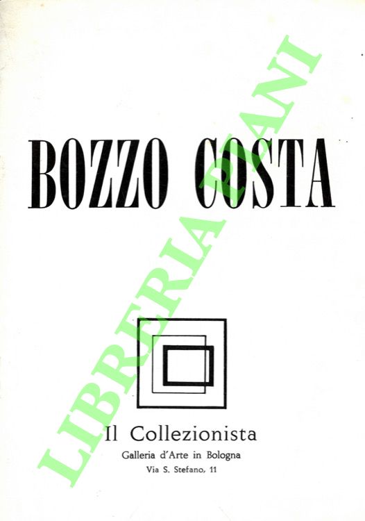 - - Bozzo Costa.