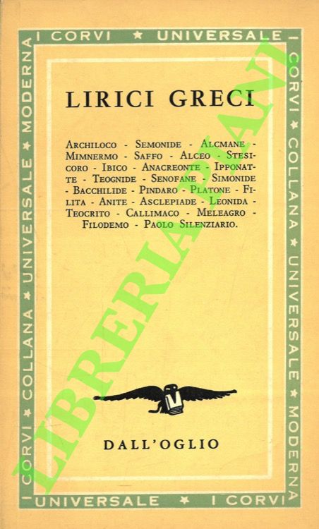(MAZZA Riccardo) - - Lirici greci.