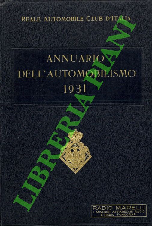 - - Annuario dell'automobilismo. 1931.