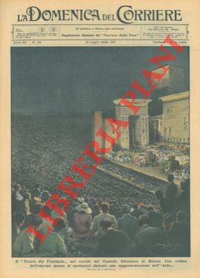 BELTRAME A. - - Una veduta dell'enorme massa di spettatori  nel 