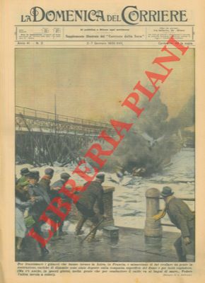 BELTRAME A. - - Per frantumare i ghiacci che hanno invaso la Loira e che minacciano di far crollare un ponte in costruzione, cariche di dinamite sono state deposte sulla compatta superficie del fiume e poi fatte esplodere.