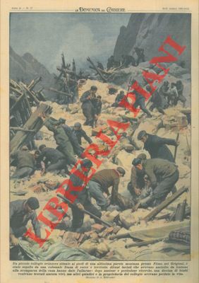 BELTRAME A. - - Un piccolo collegio svizzero situato ai piedi di un'altissima parete montana presso Flims, nei Grigioni,  stato sepolto da una colossale frana di rocce e terriccio.