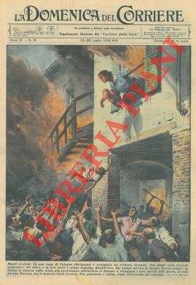 BELTRAME A. - - Madre salva i suoi due figli da un incendio.