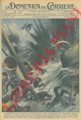 BELTRAME A. - - Ogni giorno, nel Mare del Nord e attorno all'Inghilterra, navi belligeranti o neutrali, mercantili o da guerra urtano contro le numerosissime mine che infestano tutte le rotte.