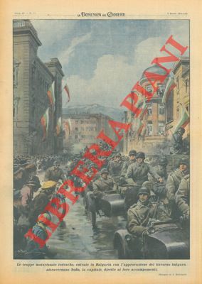 BELTRAME A. - - Le truppe motorizzate tedesche, entrate in Bulgaria con l'approvazione di quel governo, attraversano Sofia dirette ai loro accampamenti.