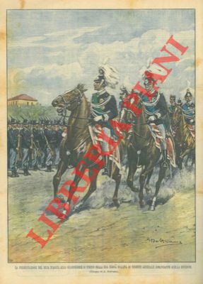BELTRAME A. - - Presentazione del Duca D'Aosta alla guarnigione come nuovo Comandante.