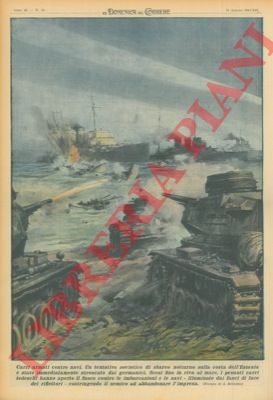 BELTRAME A. - - Un tentativo sovietico di sbarco notturno sulla costa dell'Estonia  stato immediatamente stroncato dai germanici.
