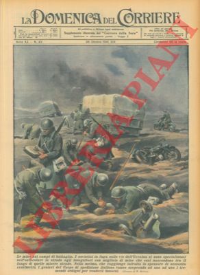 MOLINO W. - - I sovietici in fuga sulle vie dell'Ucraina si sono specializzati nell'ostacolare la strada agli inseguitori con migliaia di mine che essi nascondono tra il fango di quelle misere strade.